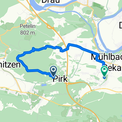 Humweg, Rosegg nach Gorintschach, Sankt Jakob im Rosental