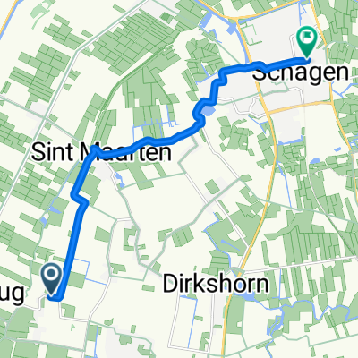 Selschardijk, Sint Maarten naar De Spreng, Schagen