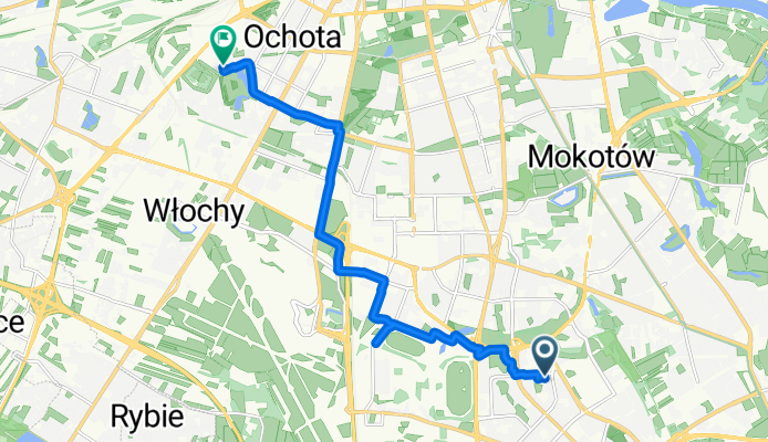 Zamiany, Warszawa do Filipinki, Warszawa