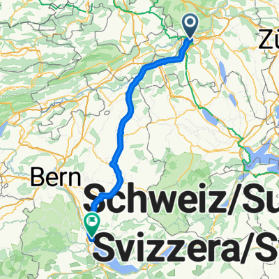 Route nach Steffisburg