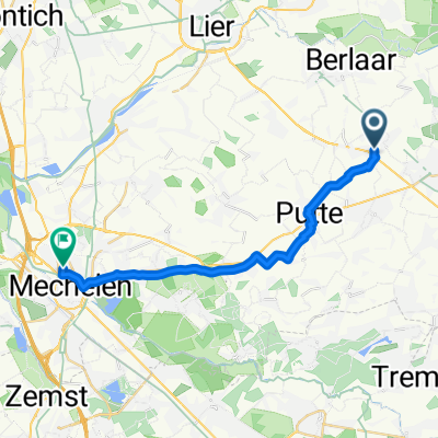 Heimolenstraat, Berlaar naar Maurits Sabbestraat, Mechelen