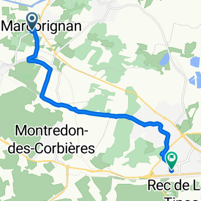 Château de la Motte, Marcorignan à Rue du Verdouble, Narbonne