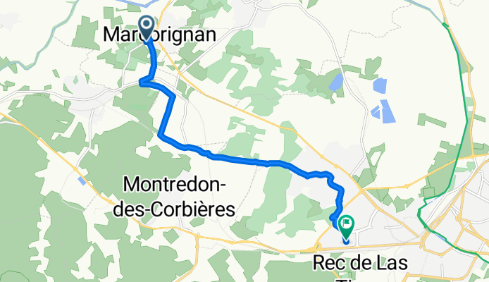 Château de la Motte, Marcorignan à Rue du Verdouble, Narbonne