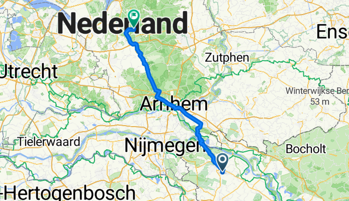 An der Wiese, Bedburg-Hau nach Speulderbosweg, Garderen