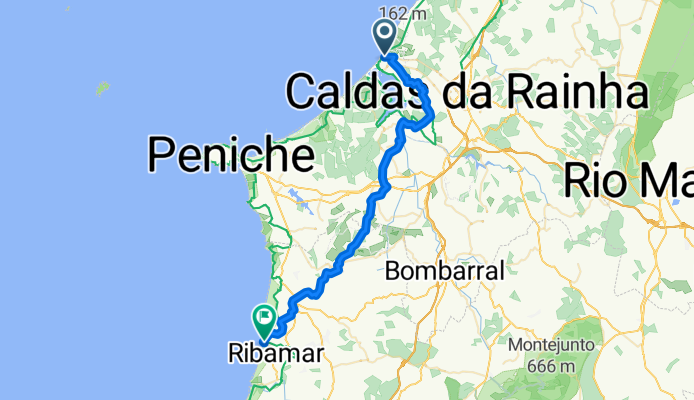 Route to Lourinhã