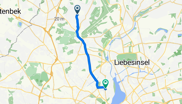 Sethweg, Hamburg to Turmweg, Hamburg