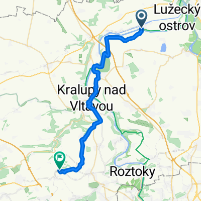 9. května, Lužec nad Vltavou do Okoř, Okoř