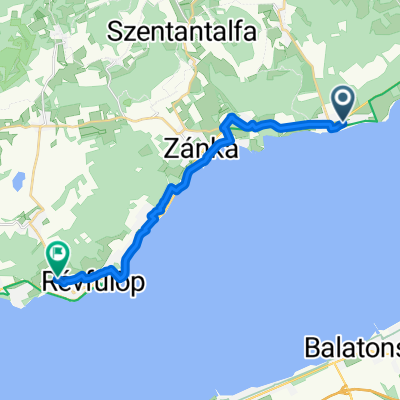 Balaton utca, Balatonakali - Rétsarki dűlő, Révfülöp