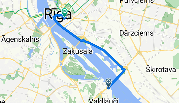 Bauskas iela to Riharda Vāgnera iela