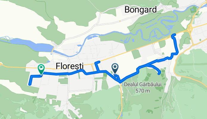 Strada Abatorului nach Strada Urușagului