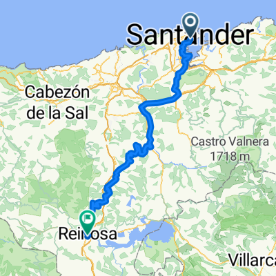 Calle Cádiz, Santander to Avenida del Puente de Carlos III, Reinosa