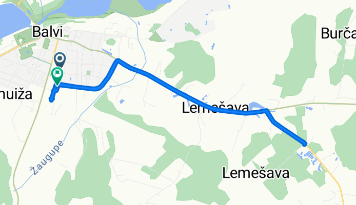 Baznīcas iela to Daugavpils iela k-253