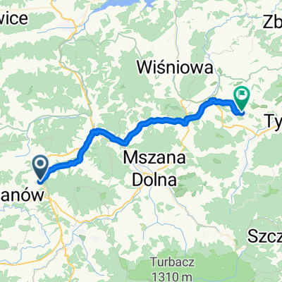 Naprawa, Jordanów do Stróża, Dobra