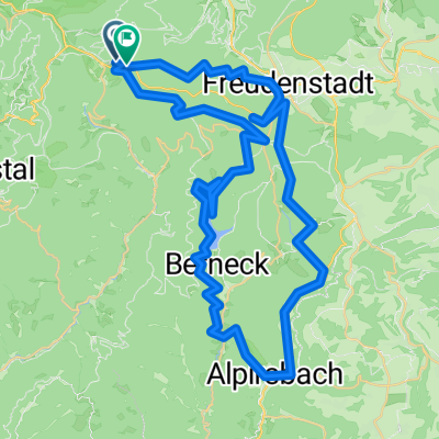 Route in Freudenstadt
