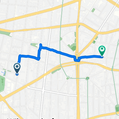 Hohenzollerndamm, Berlin nach Regensburger Straße, Berlin