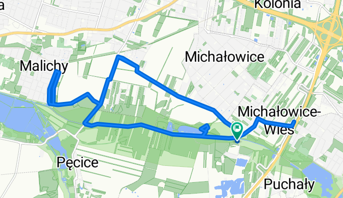 Pałacowa, Michałowice do Pałacowa, Michałowice