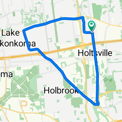 Waverly Ave, Holtsville to Waverly Ave, Holtsville