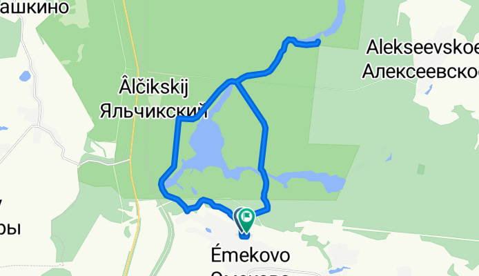 Эмеково - озеро Глухое - Эмеково