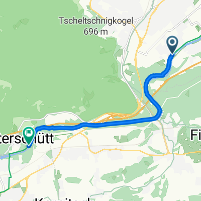 Uferweg, Villach do Federaun, Villach