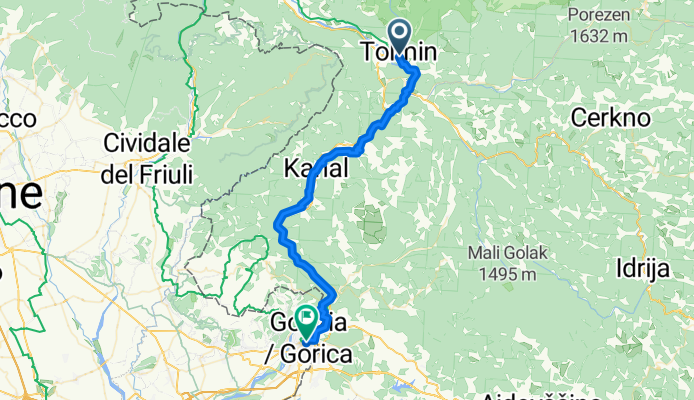 Von Tolmein bis Görz