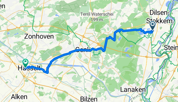 MidlifeCycle 2025 - Day 6 - Ride 1 - Maasmechelen to Hasselt