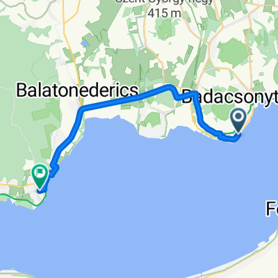 71-es főút, Badacsonytomaj - Csont Ferenc utca, Balatongyörök