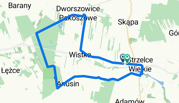 Pajęczańska, Strzelce Wielkie do Pajęczańska, Strzelce Wielkie