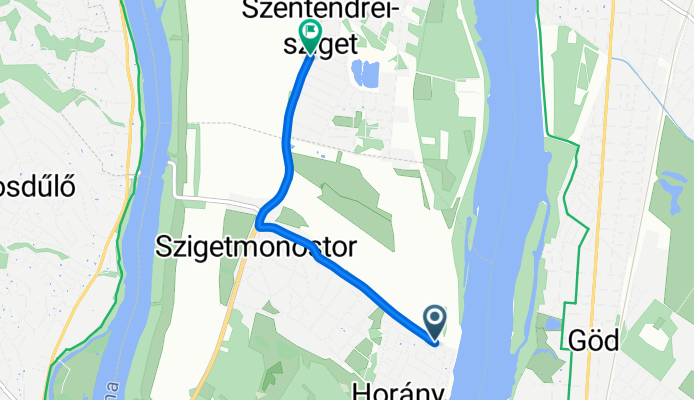 Monostori utca - Csóka utca