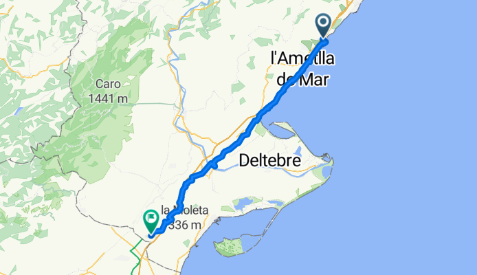 l'Ametlla de Mar - Ulldecona