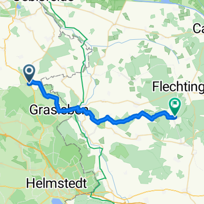 Helmstedter Straße, Querenhorst nach Forsthausweg, Flechtingen