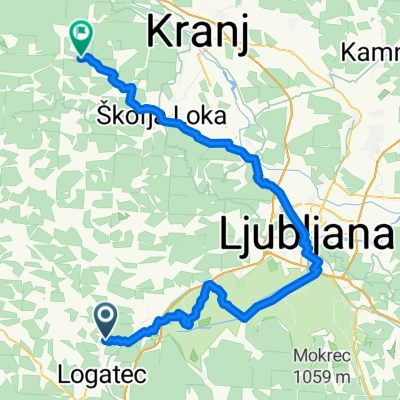 Jerinov Grič-BlatnaGorica-Ljubljana-Selca