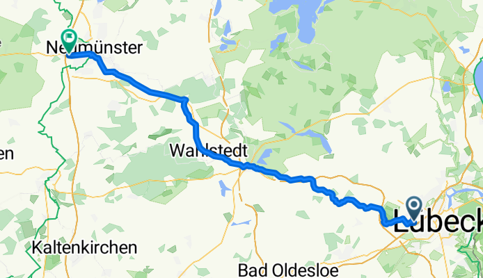 Steinrader Damm, Lübeck nach Gartenweg, Wasbek