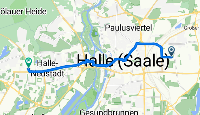 Grenzstraße nach Nietlebener Straße