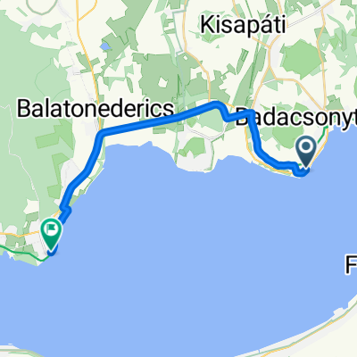Egry József sétány, Badacsonytomaj - Balaton utca, Balatongyörök