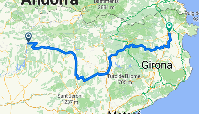 De L-401 à Carrer de Peralada