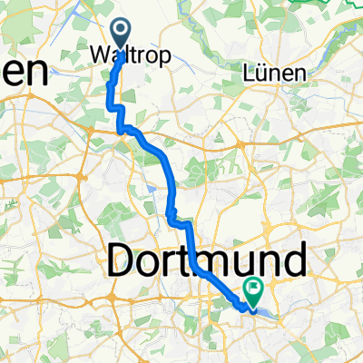Von Waltrop bis Dortmund