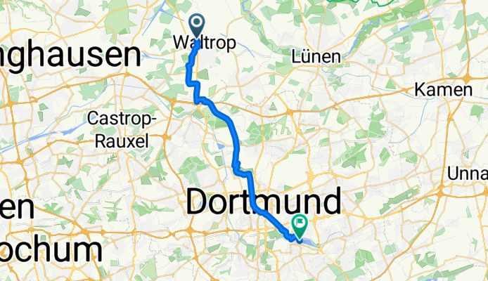Von Waltrop bis Dortmund