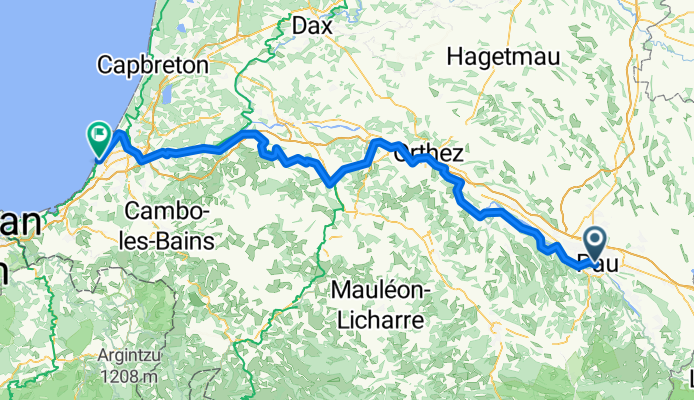 Von Pau bis Biarritz