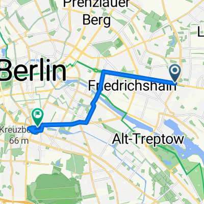 Frankfurter Allee nach Johanniterstraße