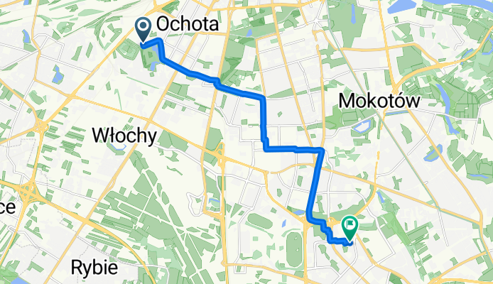 Kukiełki, Warszawa do Zamiany, Warszawa