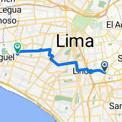 Departamento de Lima a Departamento de Lima