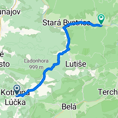 Kotrčiná Lúčka do Nová Bystrica