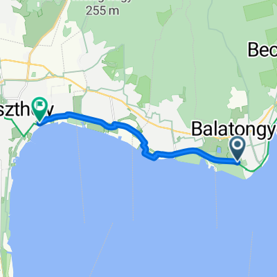 Balatongyörök - Borbás Vince sétány, Keszthely