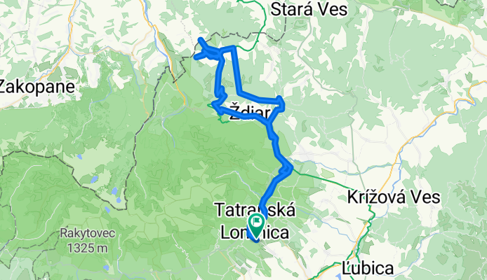 Stará Lesná, Stará Lesná až Stará Lesná, Stará Lesná