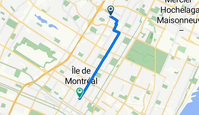 Rue Jean-Talon Est, Montréal à Rue Garnier, Montréal