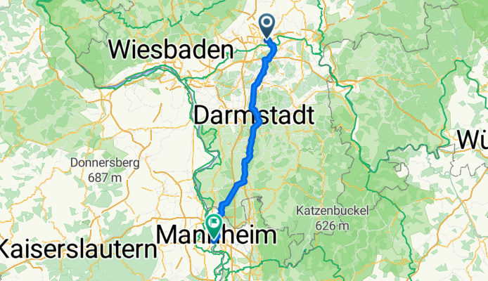 Frankfurt am Main - Ludwigshafen am Rhein