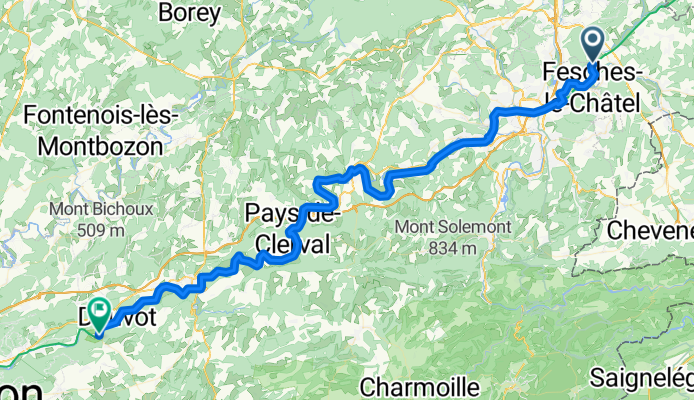 Bourogne - Roulans