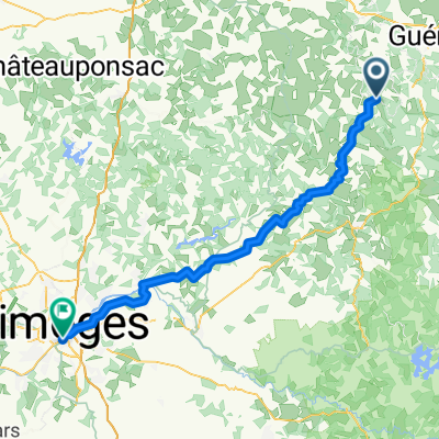 Guéret - Limoges