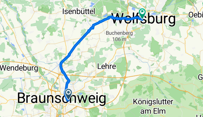 Von Braunschweig bis Wolfsburg