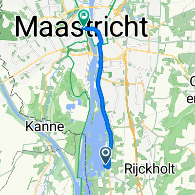 Oosterweg, Eijsden nach Markt, Maastricht